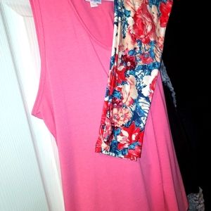Lularoe tc outfit tc leggings 3xl tank top very stretchy